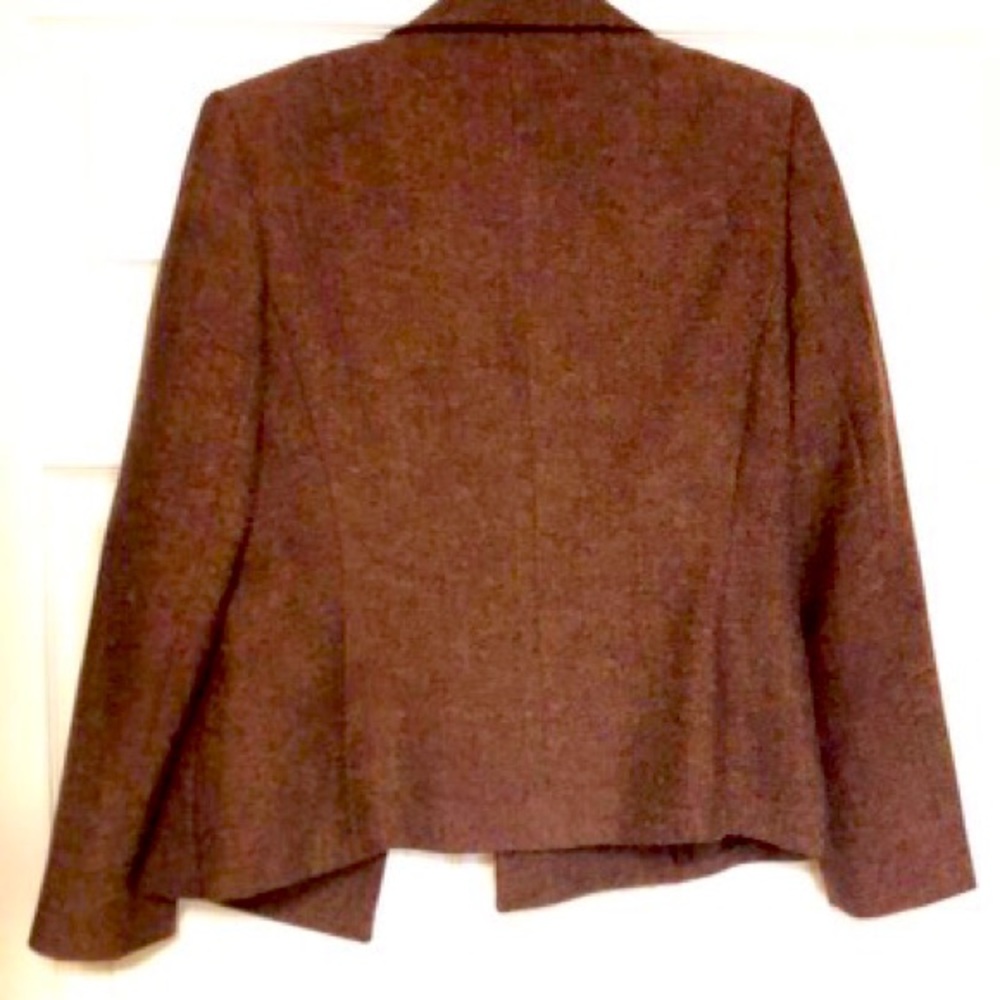 Blazer by LeSuit rich brown polyester/rayon blend